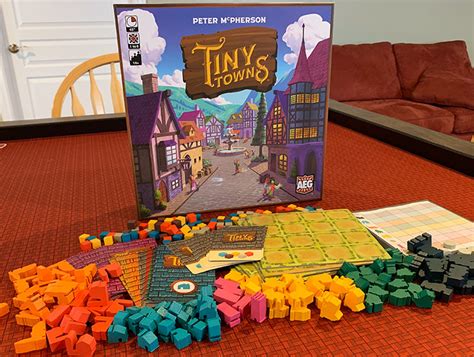tiny town board game.